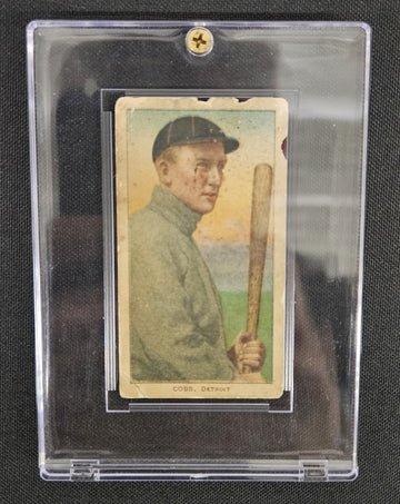 1909-11 T206 Ty Cobb Bat off Shoulder Sovereign Back Authentic/Poor