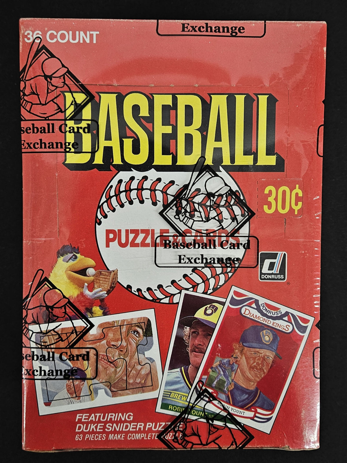 1984 Donruss Baseball Wax Box BBCE Wrapped