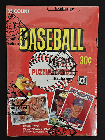 1984 Donruss Baseball Wax Box BBCE Wrapped