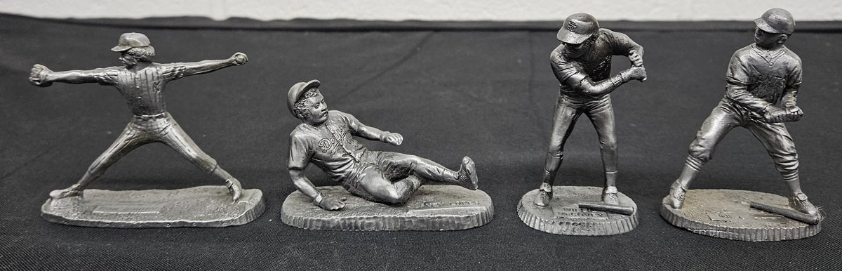 1979 Metallic Creations Signature Mini Pewter MLB Figures Near Set (17) *Read*