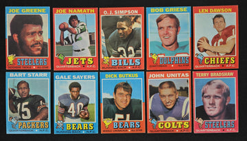 1971 Topps Football Complete Set (263/263) VG/EX-EX Overall
