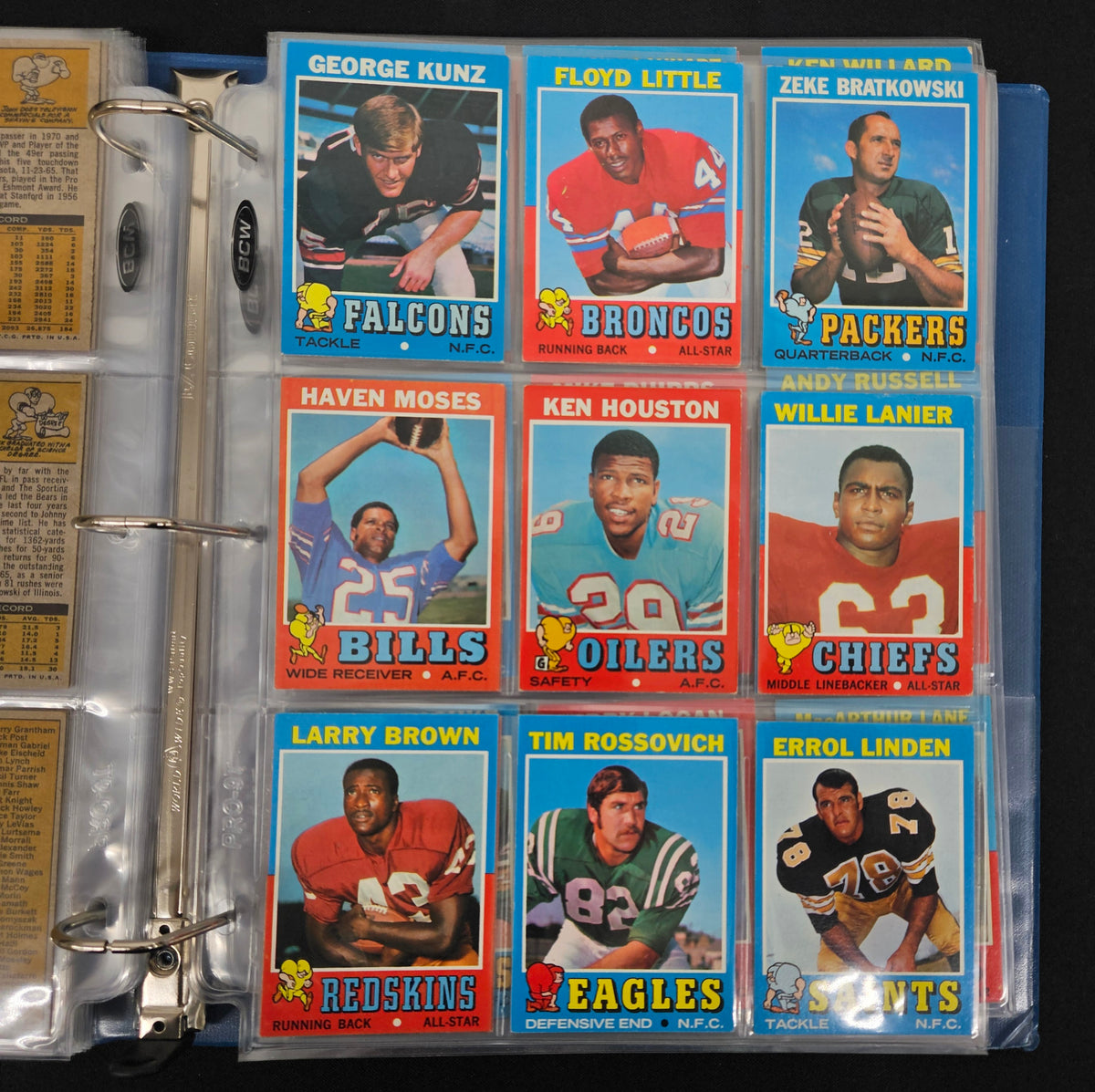 1971 Topps Football Complete Set (263/263) VG/EX-EX Overall