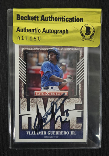 2015 Elite Extra Vladimir Guerrero Jr. Prospect Hype Signed Auto BGS Authentic