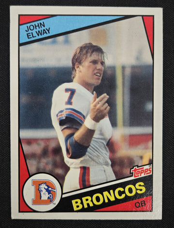 1984 Topps John Elway RC #63 EX "C"