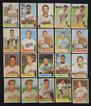 1954 Bowman Baseball (Lot Of 49) Low Grade Overall
