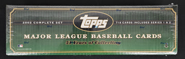 2002 Topps Baseball Factory Set Sealed Green