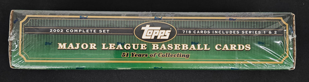 2002 Topps Baseball Factory Set Sealed Green