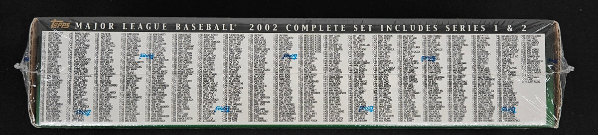 2002 Topps Baseball Factory Set Sealed Green