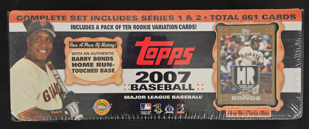 2007 Topps Baseball Series 1 & 2 Factory Set Barry Bonds Edition Sealed