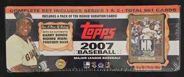 2007 Topps Baseball Series 1 & 2 Factory Set Barry Bonds Edition Sealed