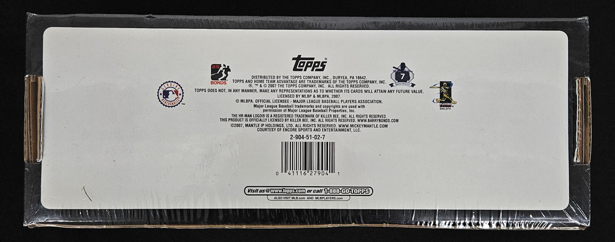 2007 Topps Baseball Series 1 & 2 Factory Set Barry Bonds Edition Sealed