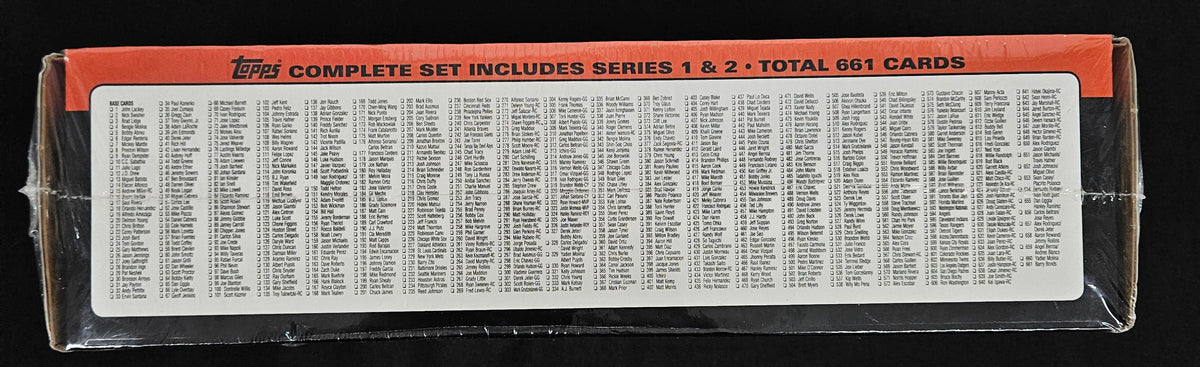 2007 Topps Baseball Series 1 & 2 Factory Set Barry Bonds Edition Sealed