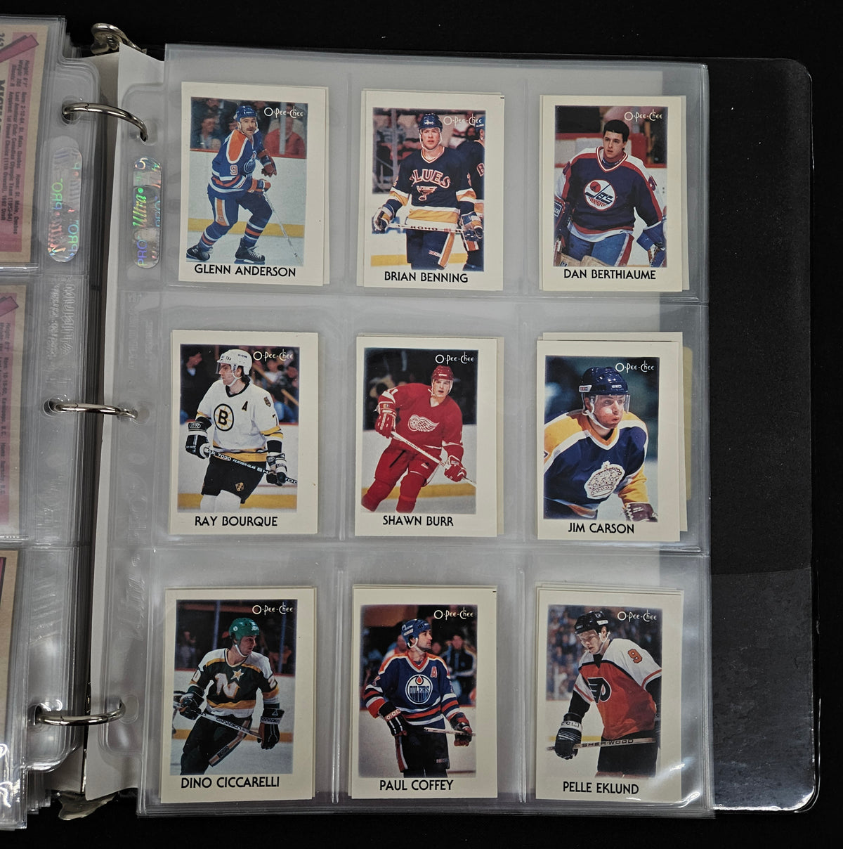 1987-88 O-Pee-Chee Ice Hockey Complete Set W/ Box Bottoms/Sticker Set NM/MT