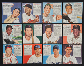1952 Red Man Tobacco Baseball Complete Set (52/52) VG/VG-EX No Tabs