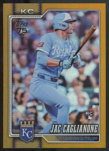 2026 Topps Series One Jac Caglianone RC Gold Foil /50 #138