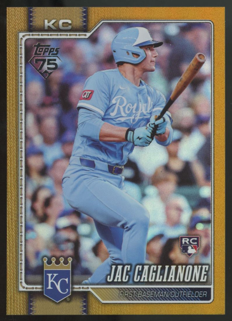 2026 Topps Series One Jac Caglianone RC Gold Foil /50 #138
