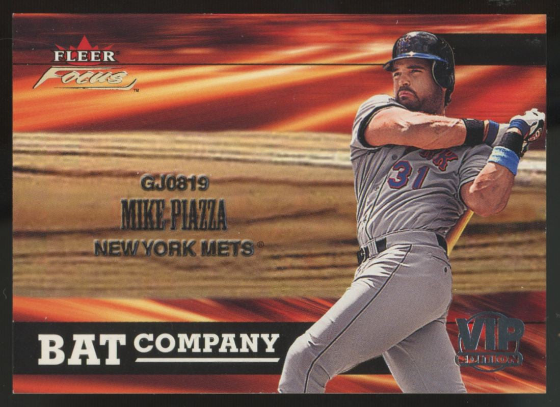 2001 Fleer Focus Mike Piazza Bat Company /50 #5