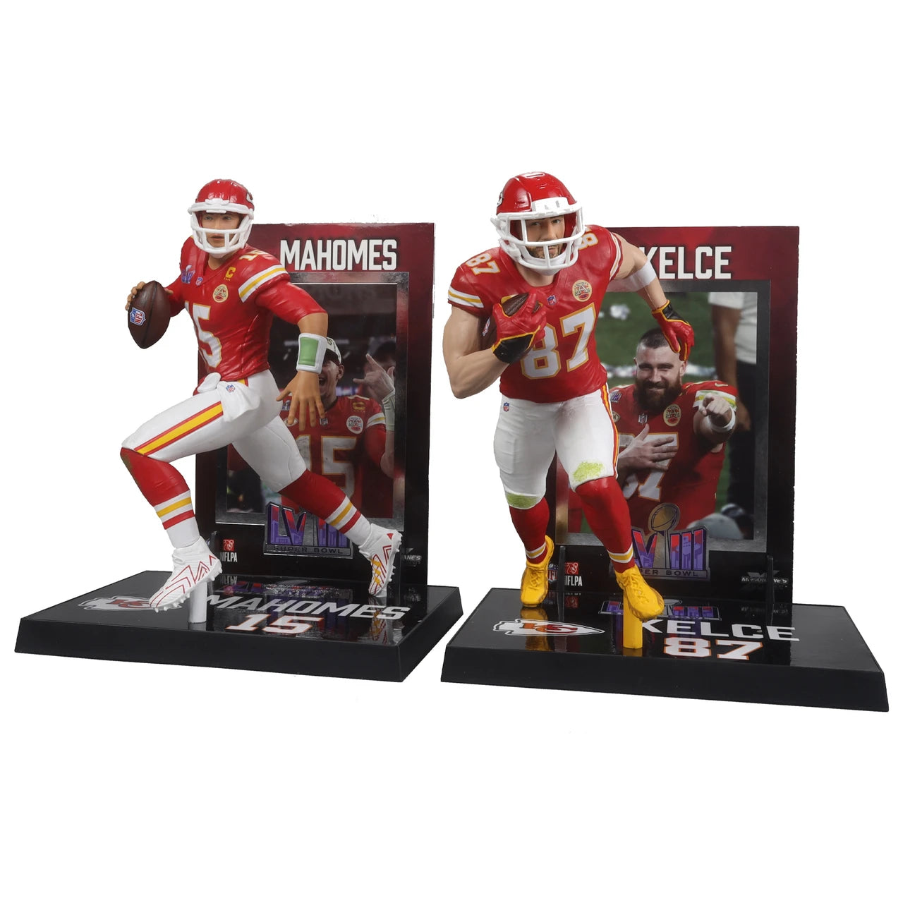 2024 McFarlane Patrick Mahomes/Travis Kelce Legacy Series #26 Dual Figures