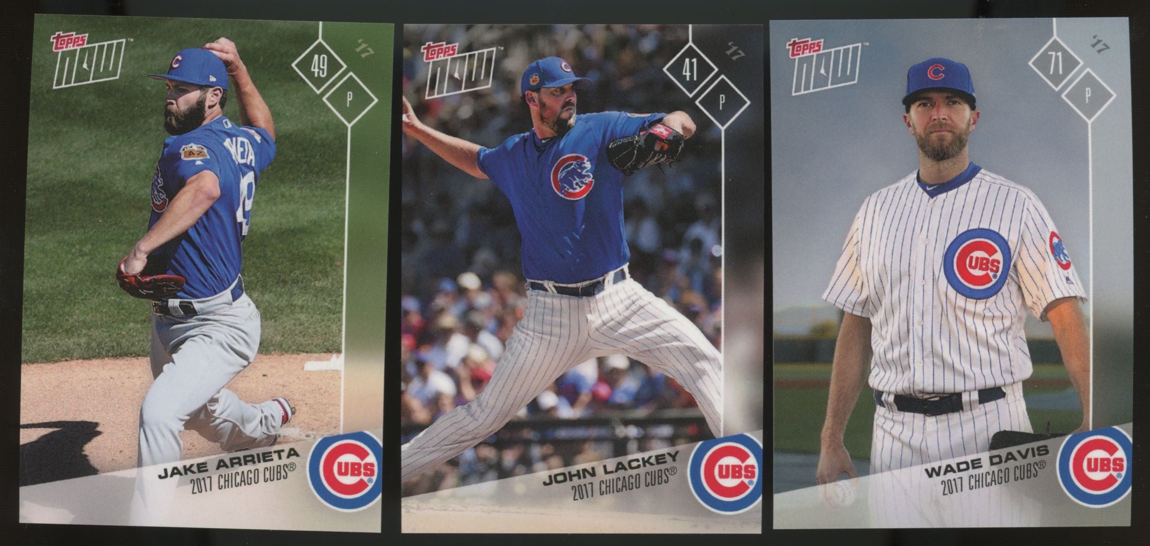 2017 Topps Now Opening Day Chicago Cubs Complete Set (15/15)