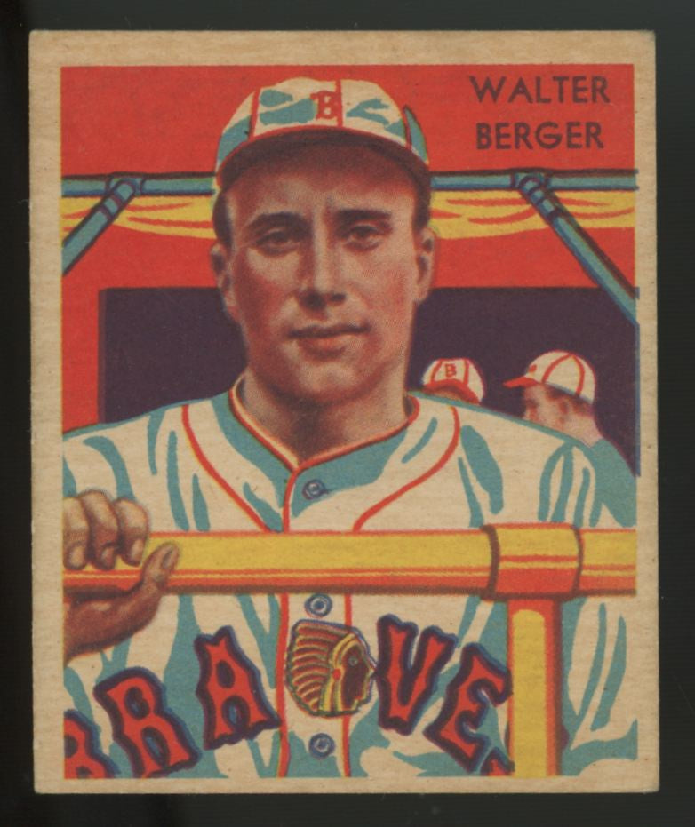 1935 National Chicle Walter Berger Diamond Stars #25 EX