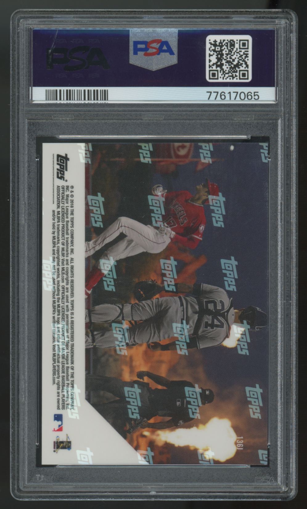 2018 Topps Now Shohei Ohtani RC Japanese Variant #136J PSA 9