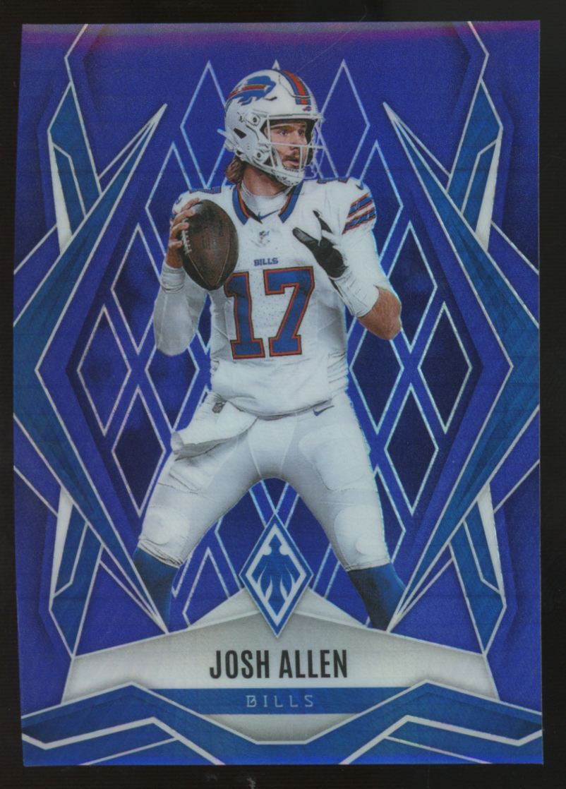 2025 Panini Phoenix Josh Allen Blue Hyper /199 #129