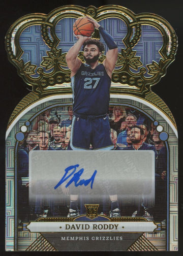 2022-23 Crown Royale David Roddy RC Auto Asia Gold /8 #RCA-DVR