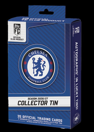 2026-27 Topps Soccer Chelsea FC Club Collector Tin