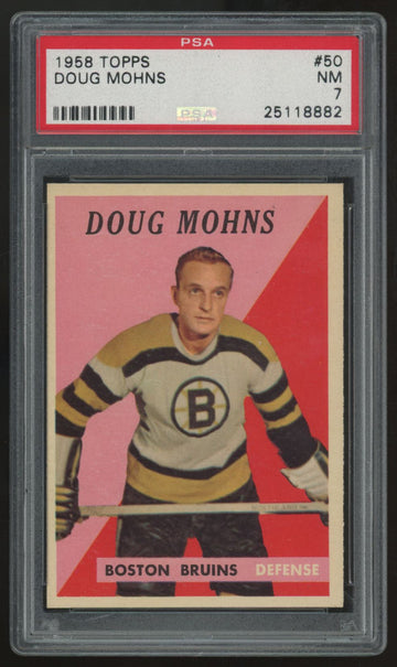 1958-59 Topps Doug Mohns #50 PSA 7