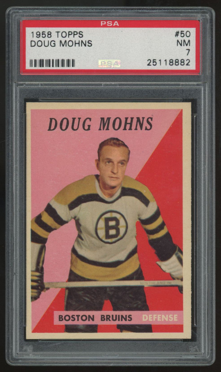 1958-59 Topps Doug Mohns #50 PSA 7