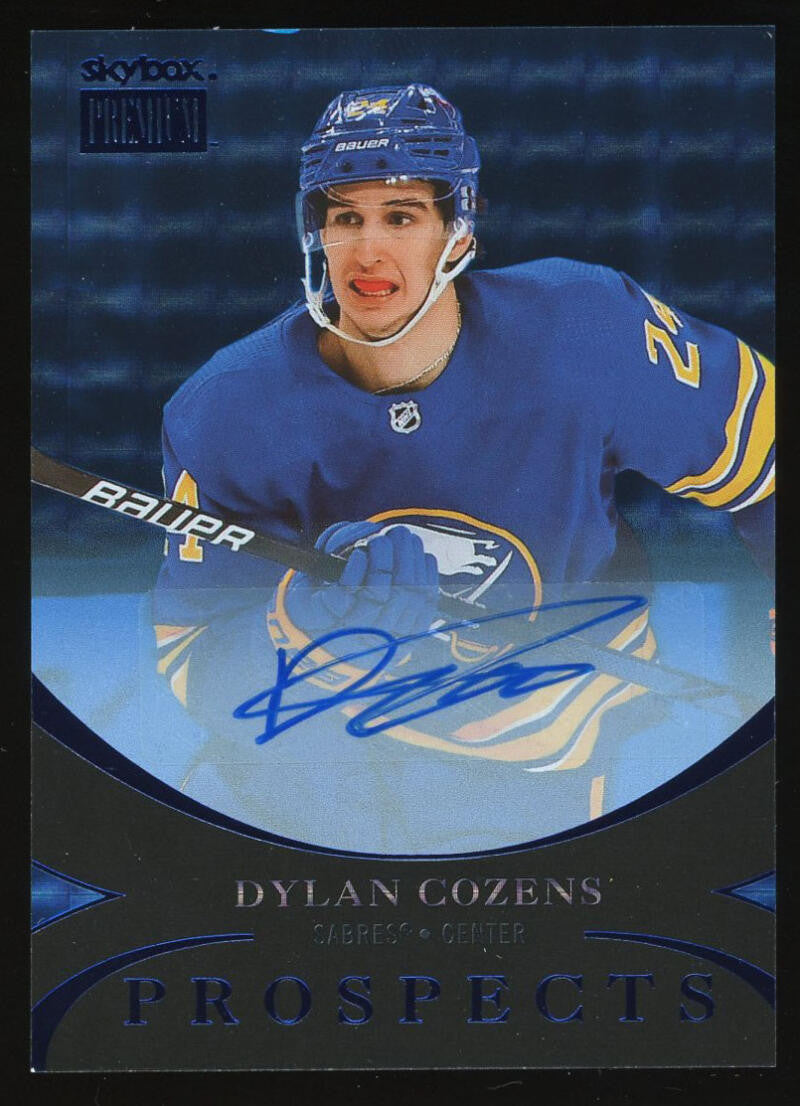 2020-21 Skybox Metal Universe Dylan Cozens Prospects Auto #PP-41