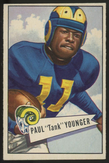 1952 Bowman Small Paul "Tank" Younger #25 VG/EX-EX