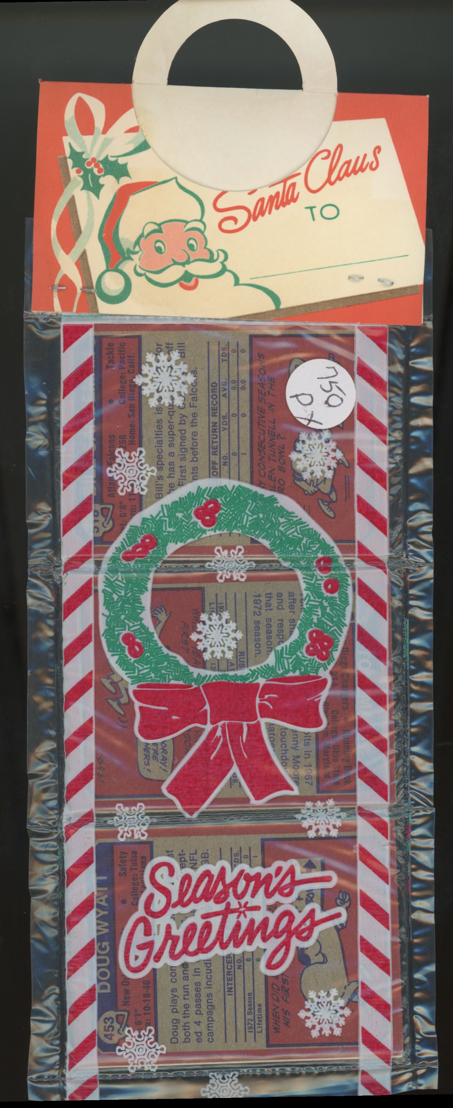 1973 Topps Football Holiday Rack Pack