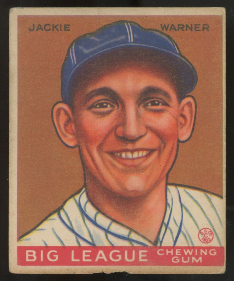 1933 Goudey Jackie Warner #178 VG