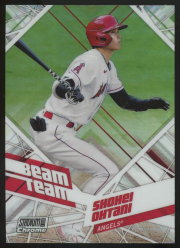 2021 Topps Stadium Club Chrome Shohei Ohtani Beam Team #BTC-3
