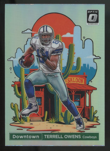 2024 Panini Donruss Optic Terrell Owens Downtown SSP #8