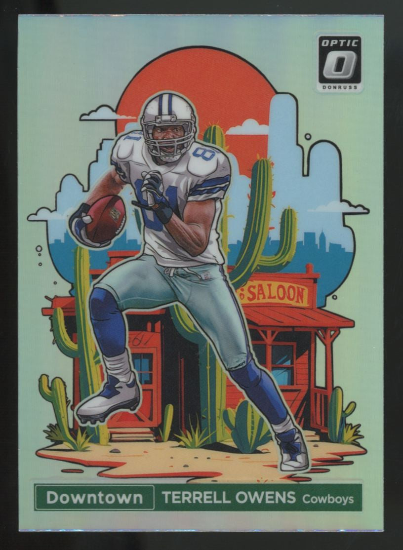 2024 Panini Donruss Optic Terrell Owens Downtown SSP #8