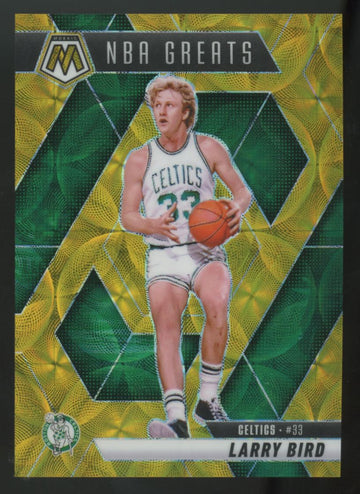 2024-25 Panini Mosaic Larry Bird Greats Gold Scope /10 #299