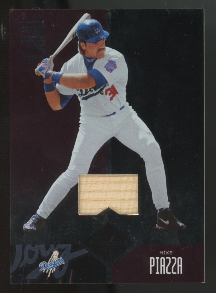2004 Leaf Limited Mike Piazza Timber Bat Patch /25 #178