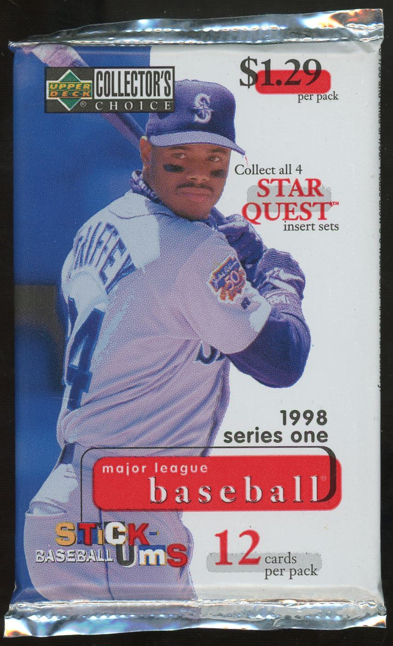 1998 Collector's Choice Series 1 Baseball Lot of 19 Sealed Packs