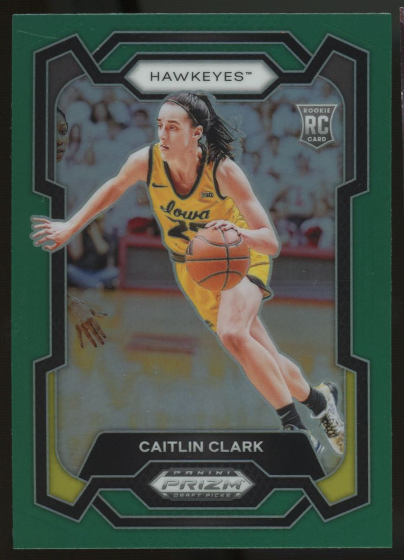 2024 Prizm Draft Caitlin Clark RC Green Prizm #57