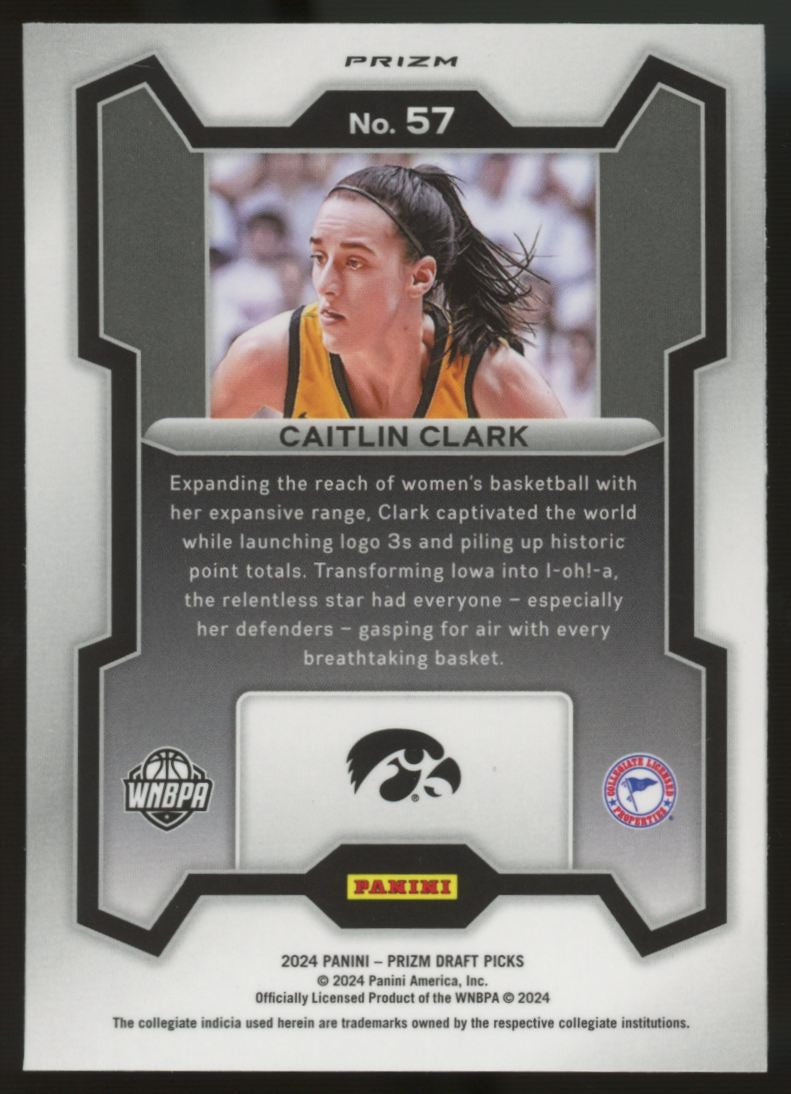 2024 Prizm Draft Caitlin Clark RC Green Prizm #57