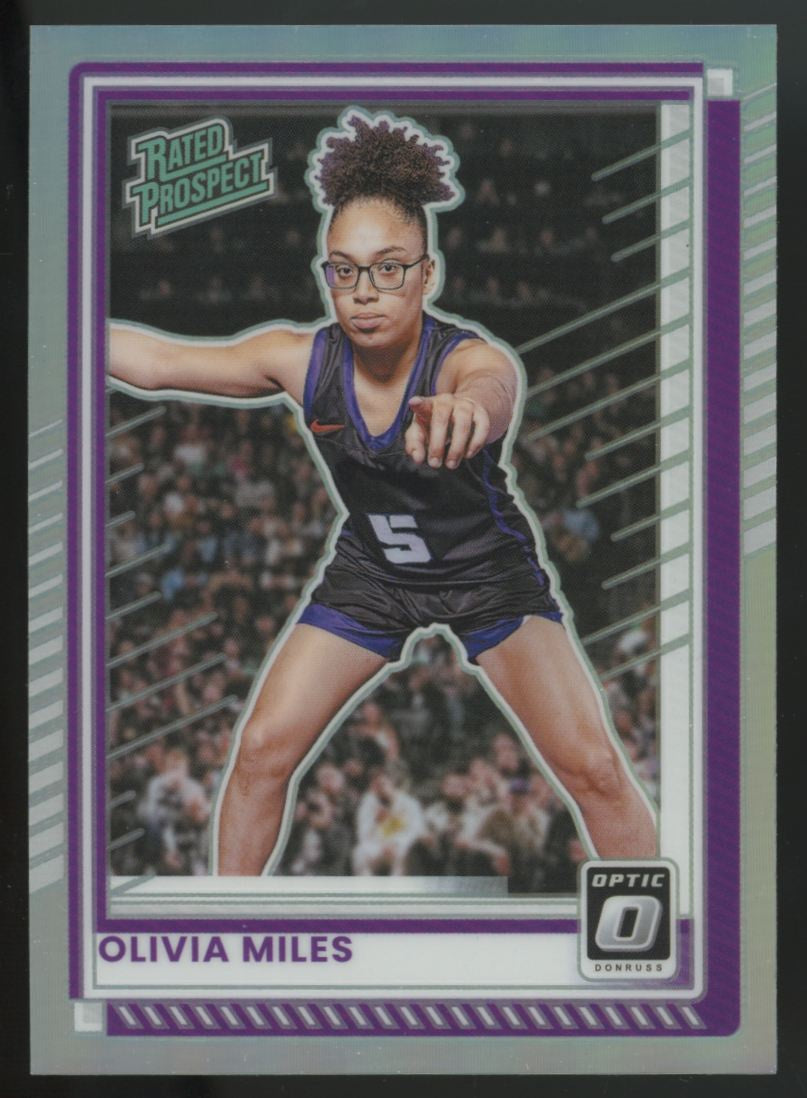 2025-26 Panini Donruss Optic Preview Olivia Miles Rated Prospect Holo #89