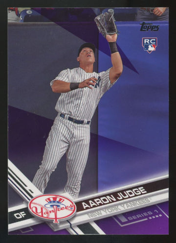2017 Topps Series One Aaron Judge RC Toys-R-Us Purple #287