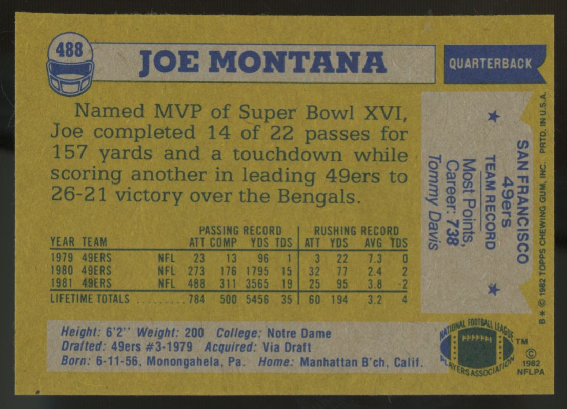 1982 Topps Football Complete Set NM-NM/MT (528/528)