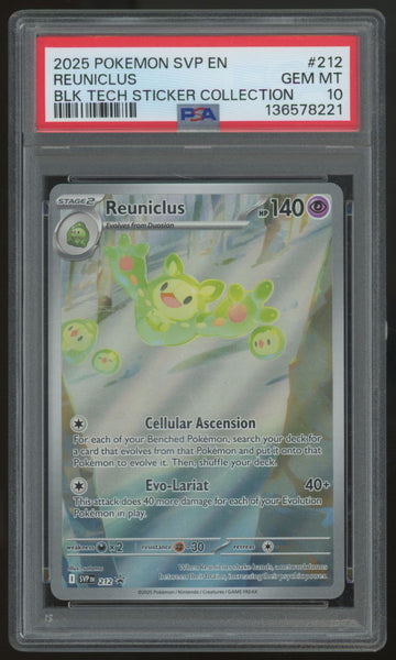 2025 Pokemon Reuniclus Scarlet and Violet Promo Full Art #212 PSA 10