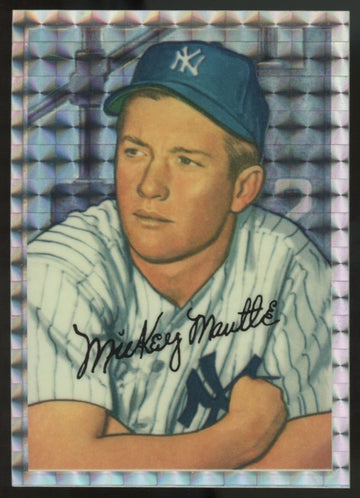 1996 Topps Mickey Mantle Atomic Refractor Commemorative Card #20