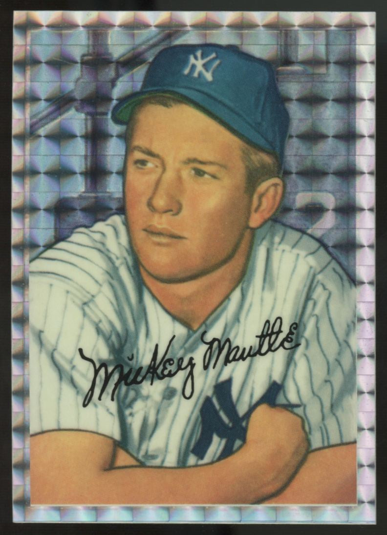 1996 Topps Mickey Mantle Atomic Refractor Commemorative Card #20