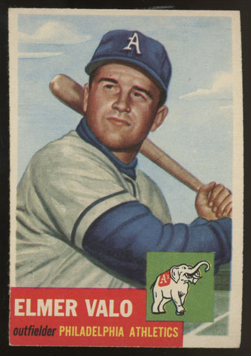 1953 Topps Elmer Valo #122 EX+