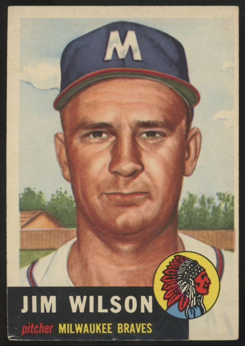1953 Topps Jim Wilson #208 VG-EX
